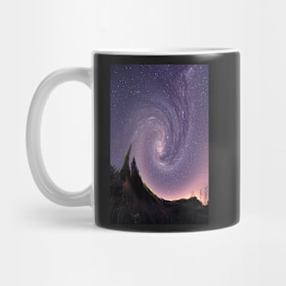 Distorted Tasmanian landscape Mug